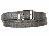 Maurice Baby Crocodile Belt - Grey