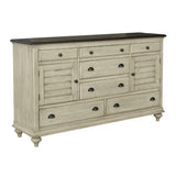 Sunset Trading Shades Of Sand 7 Drawer Dresser