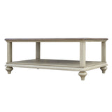 Sunset Trading Shades Of Sand Cocktail Table | Storage Shelf