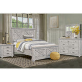 Sunset Trading Crossing Barn Queen 5 Piece Bedroom Set | Wood Panel Bed