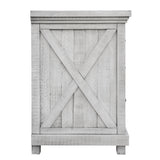 Sunset Trading Crossing Barn 3 Drawer Bedroom Nightstand