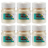 Creative Arts Iridescent Glitter 4 oz. Jar, Pack of 6