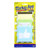 Sticky APP Notes - 3 Pads in Assorted Pastel Color