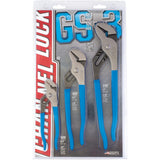 GS-3 Channellock Tongue and Groove Plier 3pc Set, 6-1/2, 9-1/2, 12