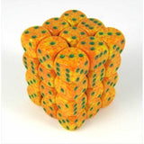 Chessex Manufacturing 25912 Lotus Speckled - 6 Sided 12 Mm Dice Set Of 36