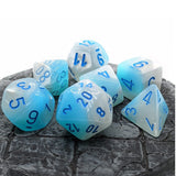 Gemini Polyhedral Dice Set | Set Of 7 Dice In A Variety Of Sizes Designed For Roleplaying Games | Premium Quality Dice For Table