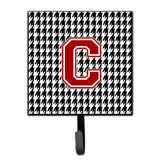 Caroline'S Treasures Cj1021-Csh4 Monogram-Initial C Hounds Tooth Leash Holder Or Key Hook Cj1021, Small, Multicolor