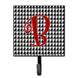 Caroline'S Treasures Cj1035-Bsh4 Letter B Initial Monogram-Hounds Tooth Black Leash Holder Or Key Hook, Small, Multicolor