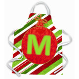 Caroline'S Treasures Cj1039-Mapron Christmas Ornament Holiday Initial Letter M Apron, Large, Multicolor
