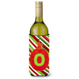 Christmas Oranment Holiday Initial Letter O Wine Bottle Beverage Insulator Beverage Insulator Hugger