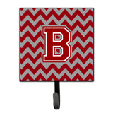 Caroline'S Treasures Letter B Chevron Maroon And White Leash Or Key Holder Cj1049-Bsh4, Small, Multicolor