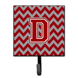 Caroline'S Treasures Letter D Chevron Maroon And White Leash Or Key Holder Cj1049-Dsh4, Small, Multicolor