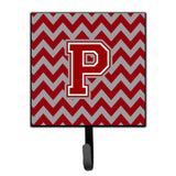 Caroline'S Treasures Letter P Chevron Maroon And White Leash Or Key Holder Cj1049-Psh4, Small, Multicolor