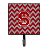 Caroline'S Treasures Letter S Chevron Maroon And White Leash Or Key Holder Cj1049-Ssh4, Small, Multicolor