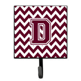 Caroline'S Treasures Letter D Chevron Maroon And White Leash Or Key Holder Cj1051-Dsh4, Small, Multicolor