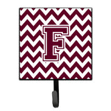Caroline'S Treasures Letter F Chevron Maroon And White Leash Or Key Holder Cj1051-Fsh4, Small, Multicolor