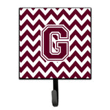 Caroline'S Treasures Letter G Chevron Maroon And White Leash Or Key Holder Cj1051-Gsh4, Small, Multicolor