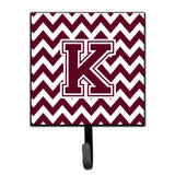Caroline'S Treasures Letter K Chevron Maroon And White Leash Or Key Holder Cj1051-Ksh4, Small, Multicolor