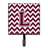 Caroline'S Treasures Letter L Chevron Maroon And White Leash Or Key Holder Cj1051-Lsh4, Small, Multicolor