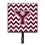 Caroline'S Treasures Letter Y Chevron Maroon And White Leash Or Key Holder Cj1051-Ysh4, Small, Multicolor