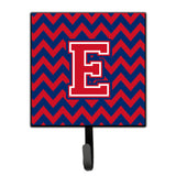 Caroline'S Treasures Letter E Chevron Yale Blue And Crimson Leash Or Key Holder Cj1054-Esh4, Small, Multicolor