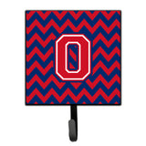 Caroline'S Treasures Letter O Chevron Yale Blue And Crimson Leash Or Key Holder Cj1054-Osh4, Small, Multicolor