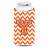 Letter Y Chevron Orange And Regalia Tall Boy Beverage Insulator Hugger Cj1062-Ytbc