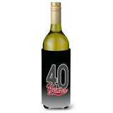 40 Years Wine Bottle Beverage Insulator Hugger Cj1086Literk