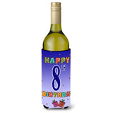 Happy 8Th Birthday Wine Bottle Beverage Insulator Hugger Cj1099Literk