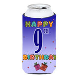 Happy 9Th Birthday Tall Boy Beverage Insulator Hugger Cj1100Tbc