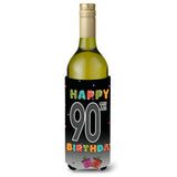 Happy 90Th Birthday Wine Bottle Beverage Insulator Hugger Cj1128Literk