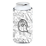 Letter Q Musical Note Letters Tall Boy Beverage Insulator Hugger Cj2007-Qtbc