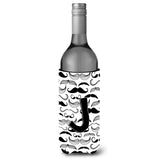 Letter J Moustache Initial Wine Bottle Beverage Insulator Hugger Cj2009-Jliterk