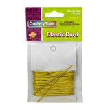 Gold Elastic Cord, 10 yds.