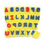 Paint Handle Sponges, Capital Letters, 2.9375 x 2 x 2.3125, 26 Pieces