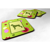 Caroline'S Treasures Ck1036Fc German Wirehaired Pointer Foam Coasters (Set Of 4), 3.5 H X 3.5 W, Multicolor