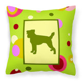 Caroline'S Treasures Ck1041Pw1414 Jack Russell Terrier Decorative Canvas Fabric Pillow, Large, Multicolor