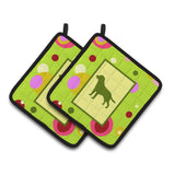 Caroline'S Treasures Labrador Pair Of Pot Holders Ck1043Pthd, 7.5Hx7.5W, Multicolor