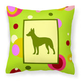 Caroline'S Treasures Ck1045Pw1414 Manchester Terrier Decorative Canvas Fabric Pillow, Large, Multicolor
