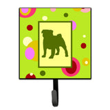 Caroline'S Treasures Ck1053Sh4 Pug Leash Holder Or Key Hook, Small, Multicolor