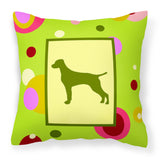 Caroline'S Treasures Ck1062Pw1414 Vizsla Decorative Canvas Fabric Pillow, Large, Multicolor