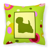 Caroline'S Treasures Ck1065Pw1414 Westie Decorative Canvas Fabric Pillow, Large, Multicolor