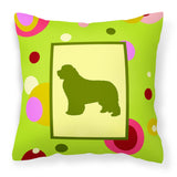 Caroline'S Treasures Ck1089Pw1414 Newfoundland Decorative Canvas Fabric Pillow, Large, Multicolor