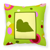 Caroline'S Treasures Ck1141Pw1414 Maltese Decorative Canvas Fabric Pillow, Large, Multicolor