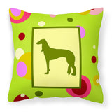 Caroline'S Treasures Ck1146Pw1414 Saluki Decorative Canvas Fabric Pillow, Large, Multicolor