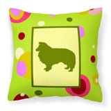 Caroline'S Treasures Ck1148Pw1414 Sheltie Decorative Canvas Fabric Pillow, Large, Multicolor