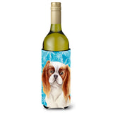 Caroline'S Treasures Cavalier Spaniel Winter Decorative Bottle Hugger, 750Ml, Multicolor