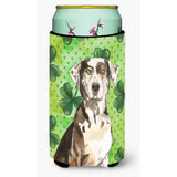 Caroline'S Treasures Ck1808Tbc Shamrocks Catahoula Leopard Dog Tall Boy Hugger Cold-Beverage-Koozies, Multicolor