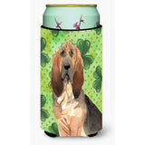 Caroline'S Treasures Ck1813Tbc Shamrocks Bloodhound Tall Boy Hugger Cold-Beverage-Koozies, Multicolor
