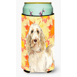 Caroline'S Treasures Ck1823Tbc Fall Leaves Spinone Italiano Tall Boy Hugger Cold-Beverage-Koozies, Multicolor